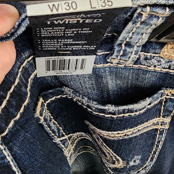 Silver Jeans NWT 30 x 35 - Picture 4 of 4